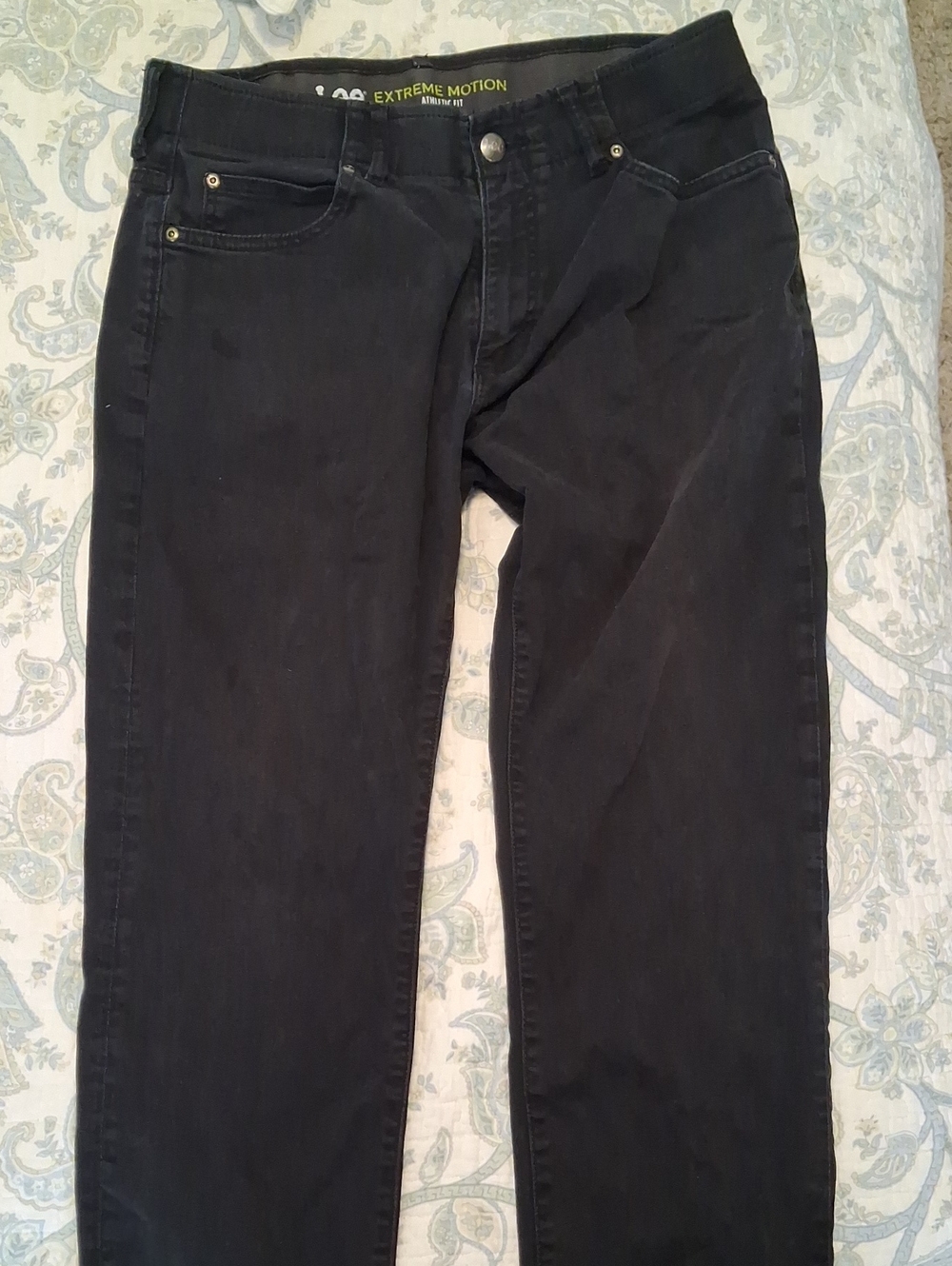 Lee Men's Straight Jeans in Black
